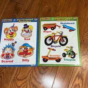 2 tray cardboard preschool puzzles puzzle patch puzzles